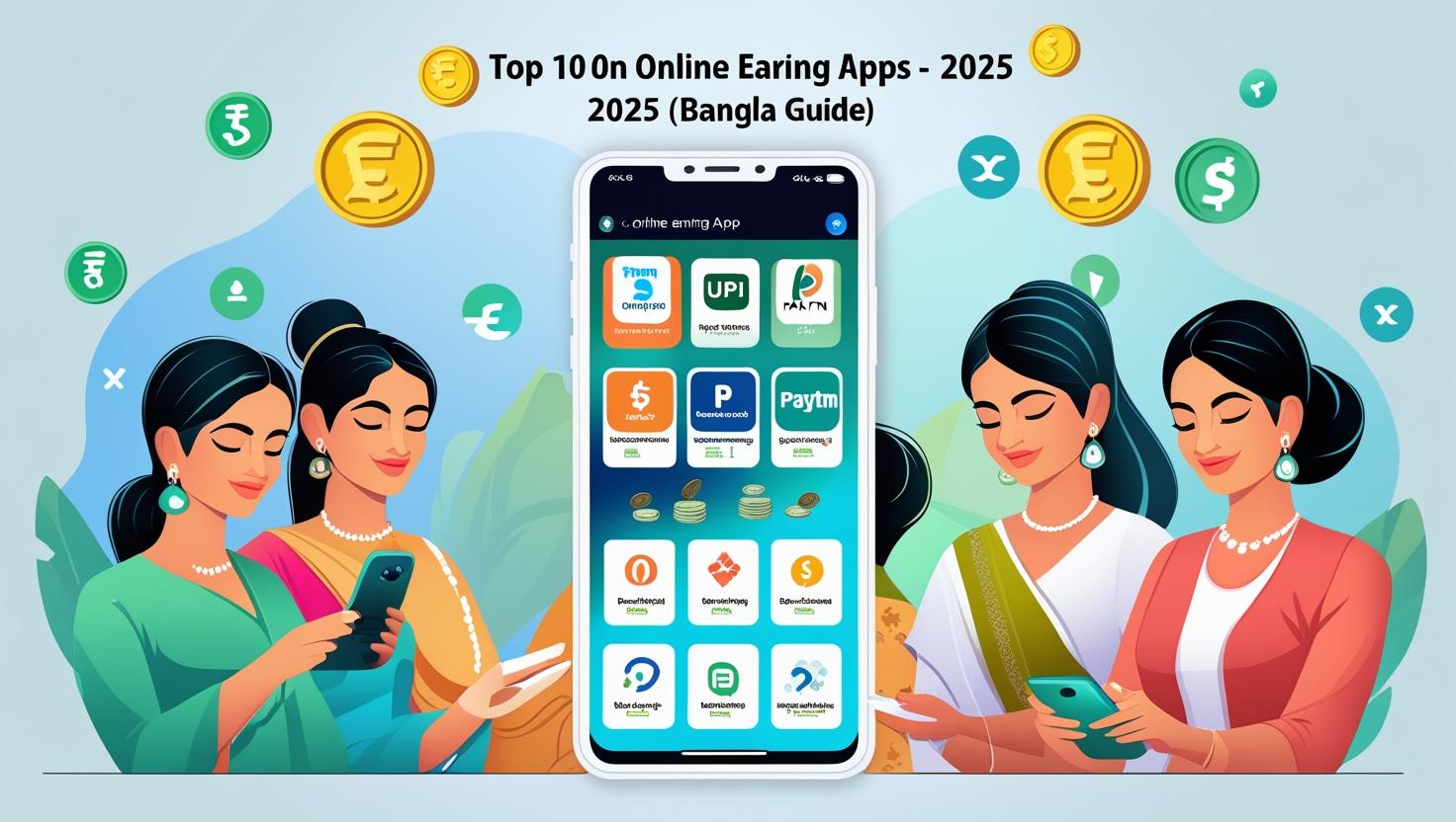 ফ্রিল্যান্সিং ছাড়া মোবাইল ইনকামের ৫টি পথ - ইনফোগ্রাফিক