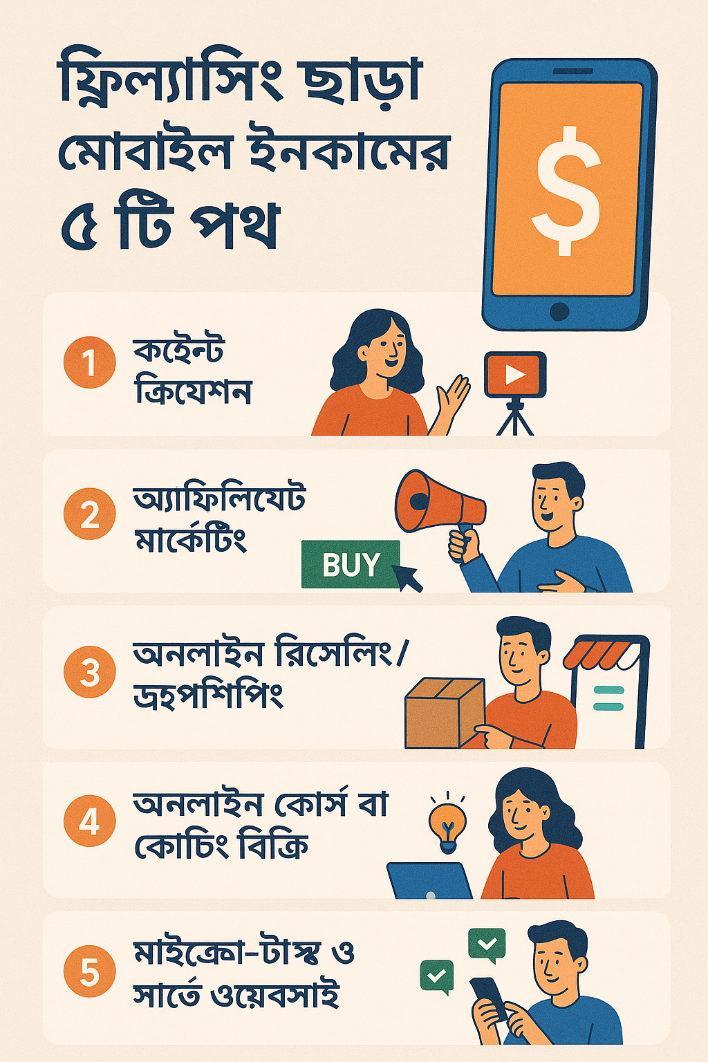 ২০২৫ মোবাইল ইনকাম অ্যাপ